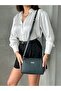 Genuine Leather Women's Crossbody Bag Amara Model Green Color