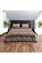 Set - Leopard Patterned Double Duvet Cover Set (Duvet Cover Pillow Cover) - 2