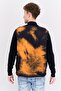 Men Tie And Dye Vest Jacket, Black - 3