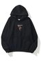 Unisex Bookworm Girl Sweatshirt Hoodie Black - 2