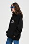 Unisex Wild Blue Sweatshirt Hoodie Black - 6