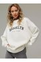 Unisex Brooklyn Crew Neck Sweatshirt White