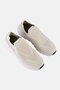 Women Training Lace Up Sport Shoes, Off White - 4