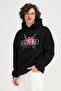 Satisfied Unisex Sweatshirt Hoodie Black - 4