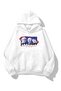 Unisex Pressure Sweatshirt Hoodie White