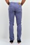 Men Slim Fit Plain Chino Pants, Pale Blue - 3