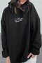 Unisex Hope Love Black Sweatshirt Hoodie - 3