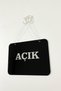 Store Open Closed Sign Plexiglass - 20*15 cm - Mirrored Silver Plexiglass - 3