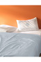 Mathilda double size 100% cotton flat sheet set - blue - 2