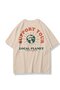 Unisex Support Your Planet Tshirt Stone