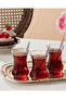 طقم فيكتورين مكون من 6 أكواب شاي - 2