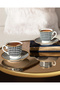Orient Bella 2-Person Coffee Cup Set - Black/White