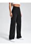 Black High Waist Wide Leg Boyfrien Jeans - 3