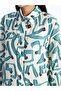 Lcw Modest Petrol Patterned Women's Shirt Tunic - 4