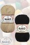 Nako Diamond Hand Knitting Yarn Amigurumi Yarn 10 Pieces Mixed Colors 225 Meters 100% Premium Micro Acrylic - 4