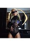 Women's Long-sleeved Badysuit - 2
