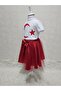Crescent Star T-Shirt Red Tutu Skirt Set - 2