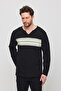 Ethnic Pattern Detailed Long Sleeve Sweatshirt