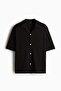 Loose Fit Waffled resort shirt