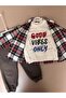 Boy's Plaid 3-Piece Jeans Set - 7