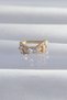 Brass Gold Color Zircon Stone Plated Earcuff Earrings - Lisinya
