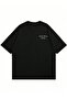 Unisex Black Arctic World Printed Oversize 100% Cotton T-Shirt - 4