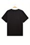 تي شيرت باريس سترايب مطبوع كبير الحجم للجنسين مصنوع من القطن بنسبة 100% - 2