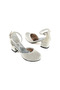 Glittery Girl's Heelled Evening Shoes - 4