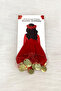 Red Gold Chiffon Card Gift Halay Handkerchief 5 Pieces, Bride Groom Wedding Henna Circumcision Engagement Bride - 3