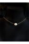 Bensei Natural Pearl Accessory, Steel Chain Necklace, Length 40 cm +5 cm Extension - 3