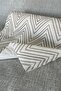Pvc Hole-Free Six Transparent Coating Lace Shelf Cover- Geometric_1009-D - 2