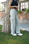 2-Piece Double Cargo Pocket Pipe Leg Girls' Sweatpants - 6