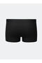 Black Comfortable Fit Cotton Flexible Fabric Men's Boxers 3-Piece - 3