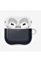 Ultra Hybrid designed for AirPods 4 case cover (2024) with carabiner - Classic C1 Graphite - 2