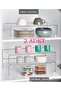 2 Pieces 128 Chrome 47 cm Cabinet Shelf Organizer Organizer Shelf - 2