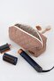 Square Brown XL Size Travel, Makeup Bag for Dy-Son Airwrap and All Your Hair Styling Tools