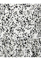 Mini Dress Balloon Sleeve Flounce Patterned Crew Neck - 6