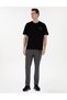 Black Comfort Fit Crew Neck T-Shirt 50302578-Vr046 - 4