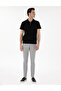 Gray Slim Fit Summer Canvas Trousers 50301803-Vr024 - 3