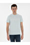 Water Green Slim Fit Crew Neck T-Shirt 50302567-Vr048