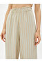 Palazzo Trousers with Elastic Waist - 5