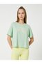 Printed Modal Blended Yoga T-Shirt - 3