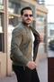 College Collar Waist Elastic Suede Seasonal Coat Bl 1711_60287-1 - 2