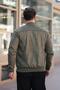 College Collar Waist Elastic Suede Seasonal Coat Bl 1711_60287-1 - 3