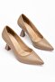 Skin Thin Heel Mink Large Size Women's Shoes Heeled Stiletto