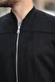 College Collar Waist Elastic Suede Seasonal Coat Bl 1711_60287-1 - 3