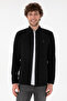 Men's Black Long Sleeve Basic Shirt 50306338-VR046