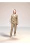 Girls' 3-Piece Suit Set – Stylish Combination of Blazer Jacket, Chiffon Blouse and High Waist Pants - 5