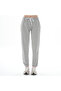 Gray High Waist Side Piping Sweatpants (With Large Size Option) - 2