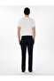 Navy Blue Regular Fit Basic Canvas Trousers 50305473-Vr033 - 4